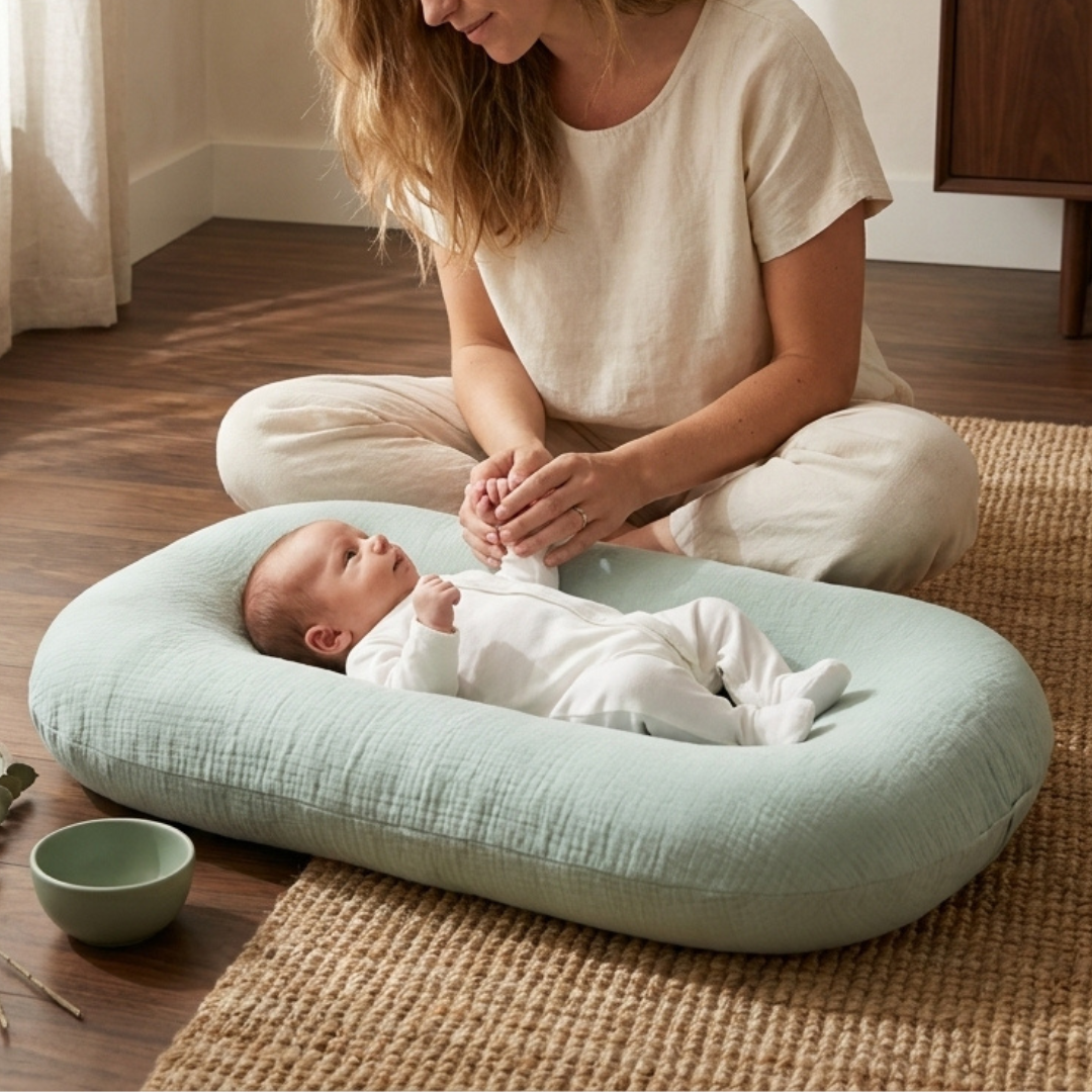 Little Manta Pastel Baby Lounger Nest