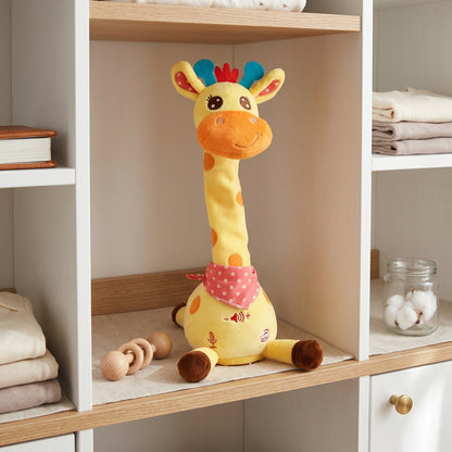 Little Manta Singing Giraffe Plush Toy