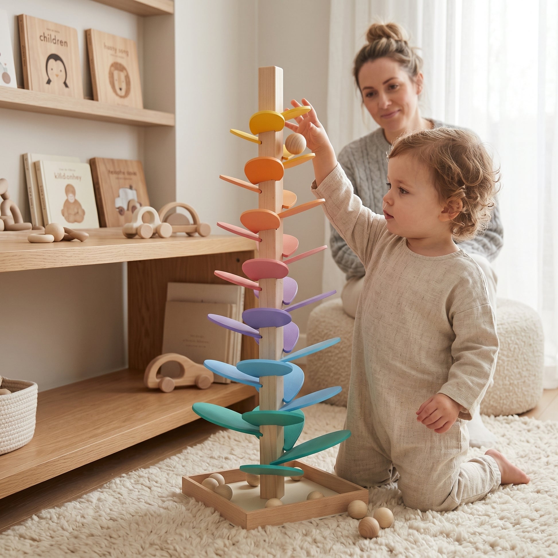 Little Manta Wooden Rain Sound Tower