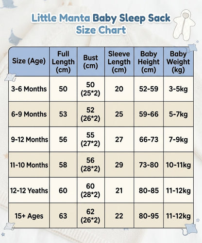 Little Manta Baby Sleep Sack