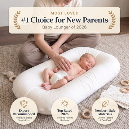 Little Manta Pastel Baby Lounger Nest