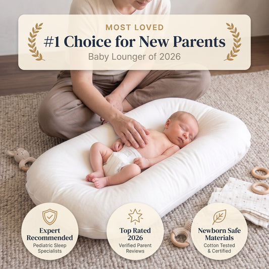 Little Manta Pastel Baby Lounger Nest