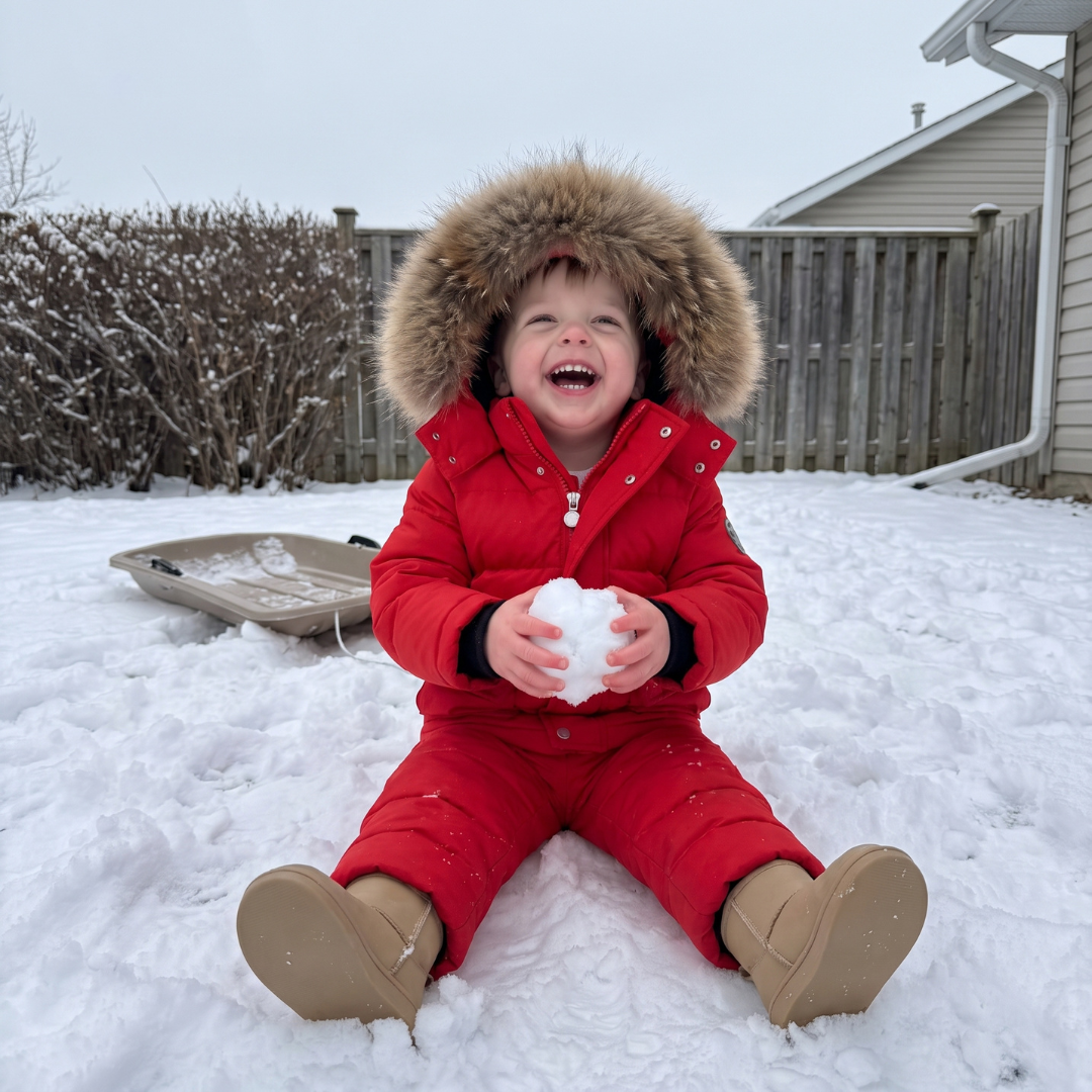 Little Manta Puffer Jacket Set