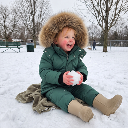 Little Manta Puffer Jacket Set