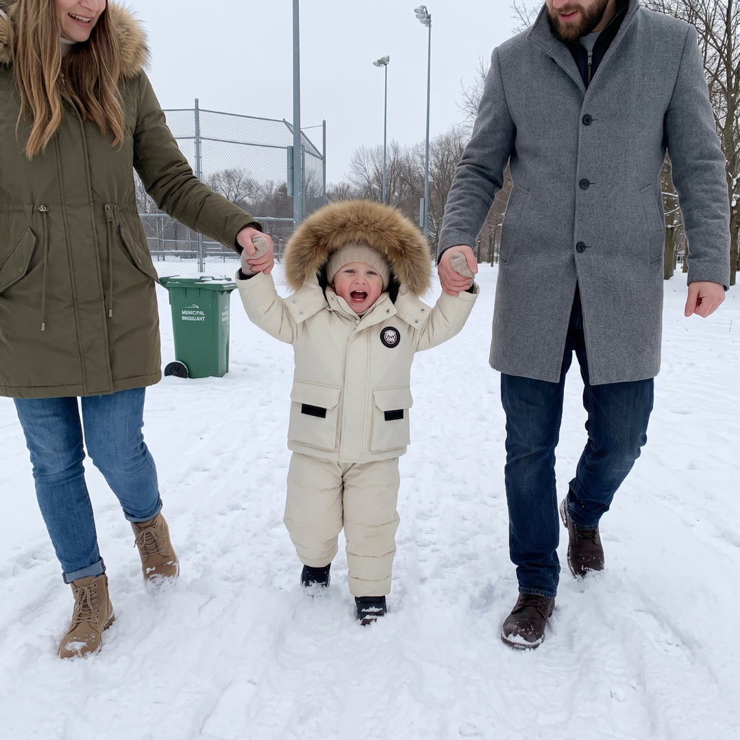 Little Manta Puffer Jacket Set