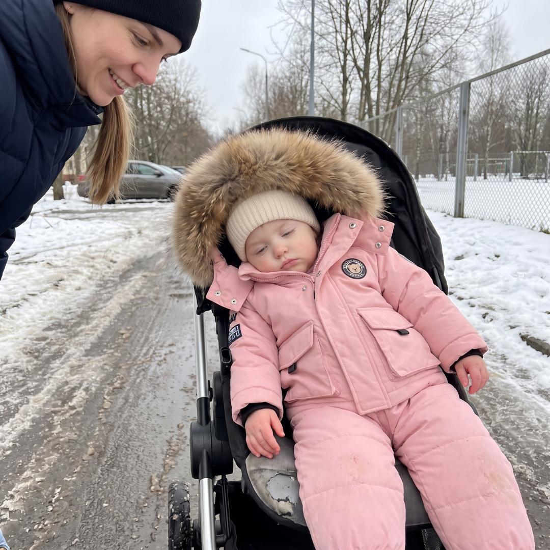 Little Manta Puffer Jacket Set