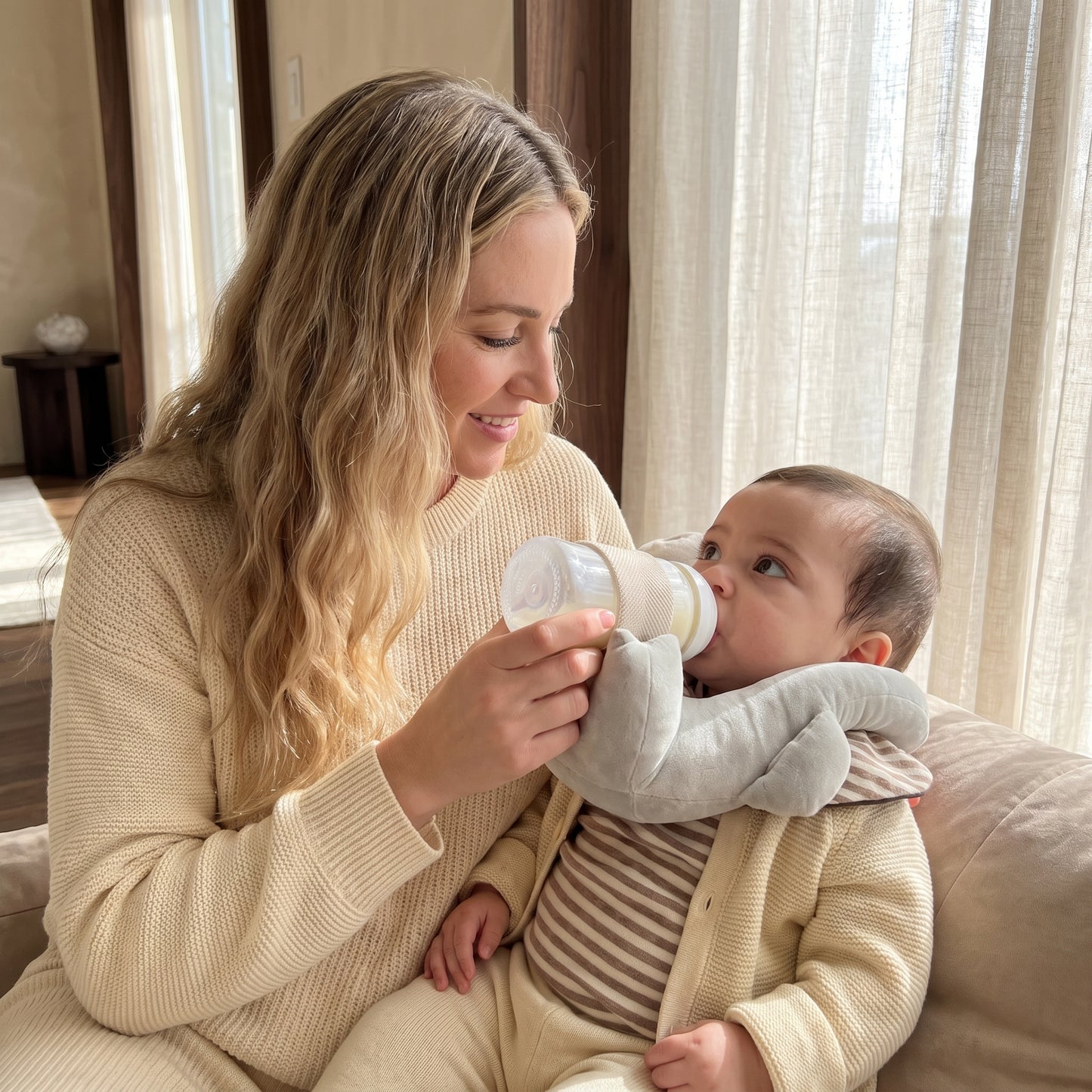 Little Manta Hands Free Baby Bottle Holder