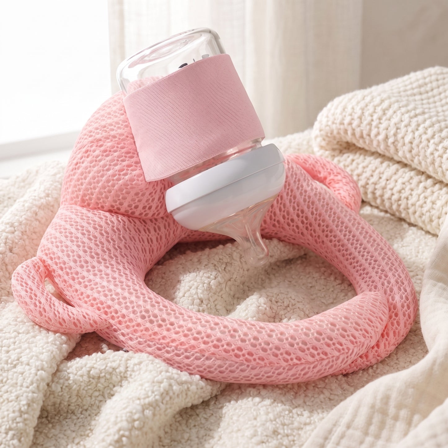 Little Manta Hands Free Baby Bottle Holder