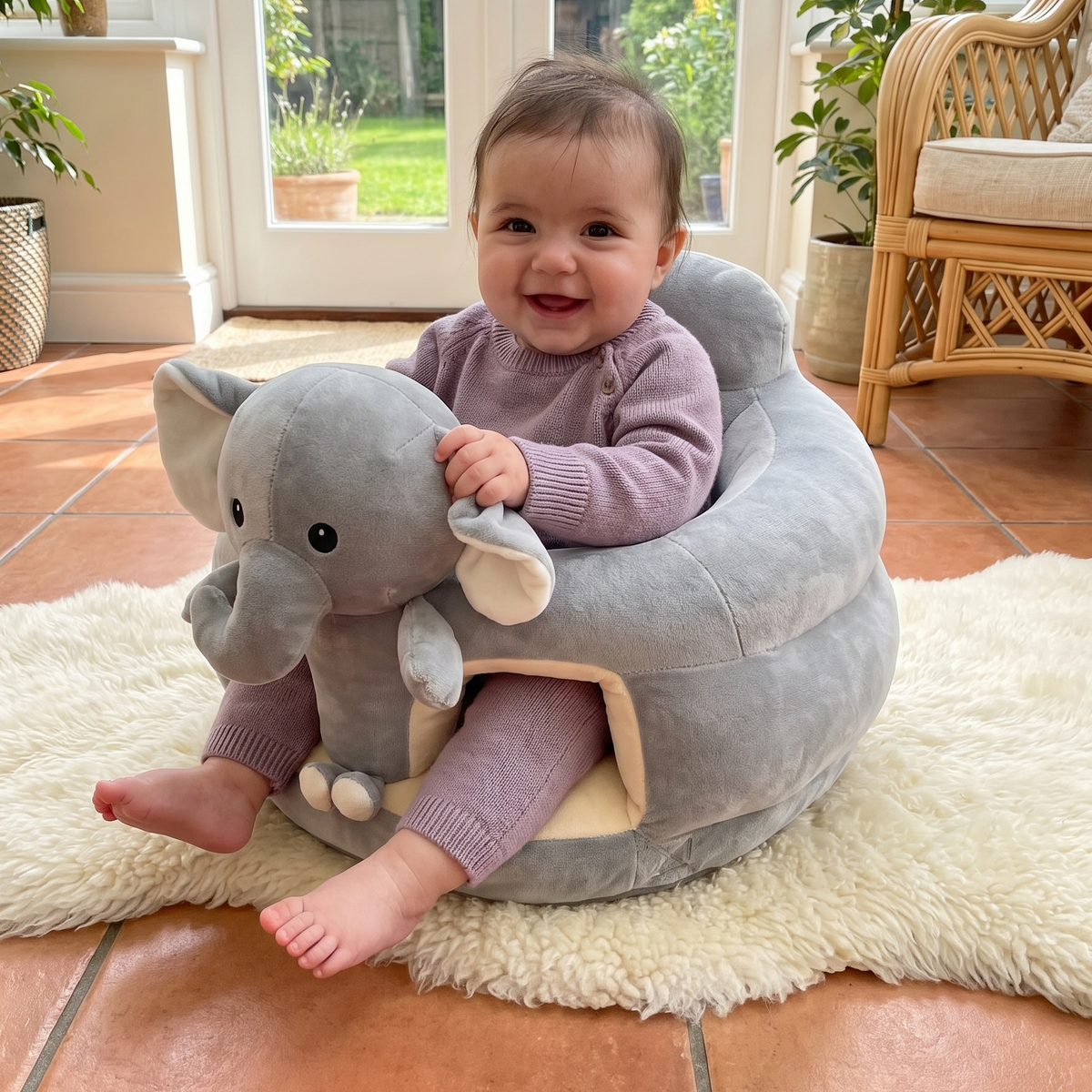 Little Manta Plush Learning Seat