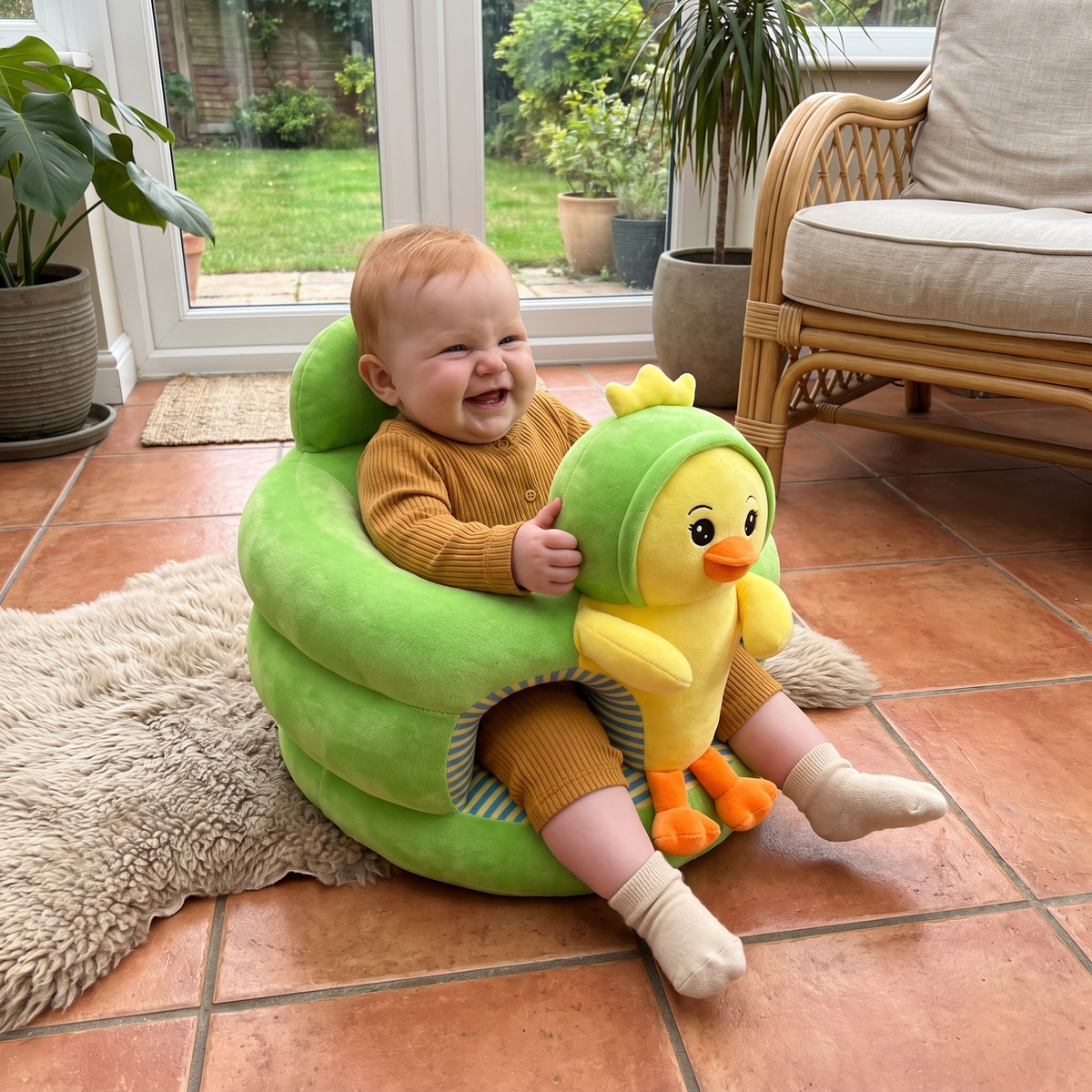 Little Manta Plush Learning Seat
