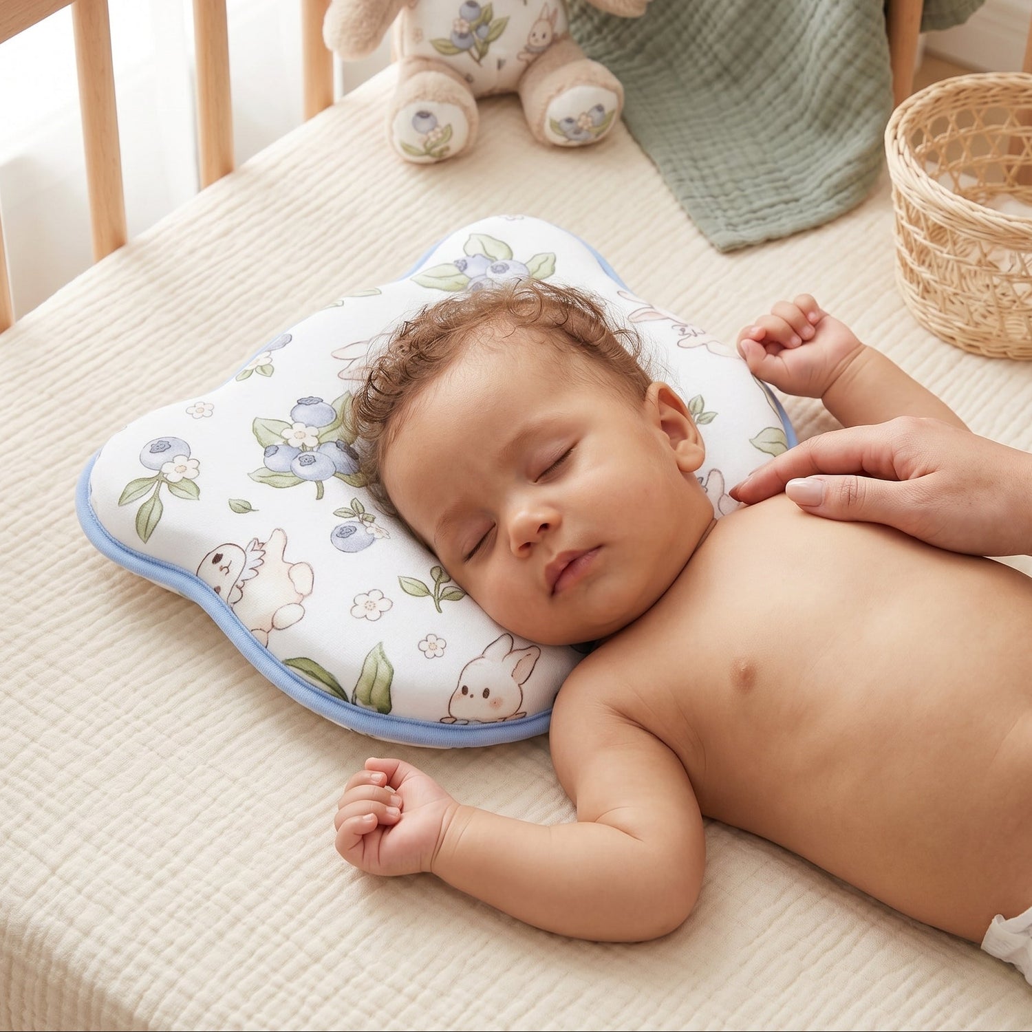 Memory Foam Baby Flat Head Pillow