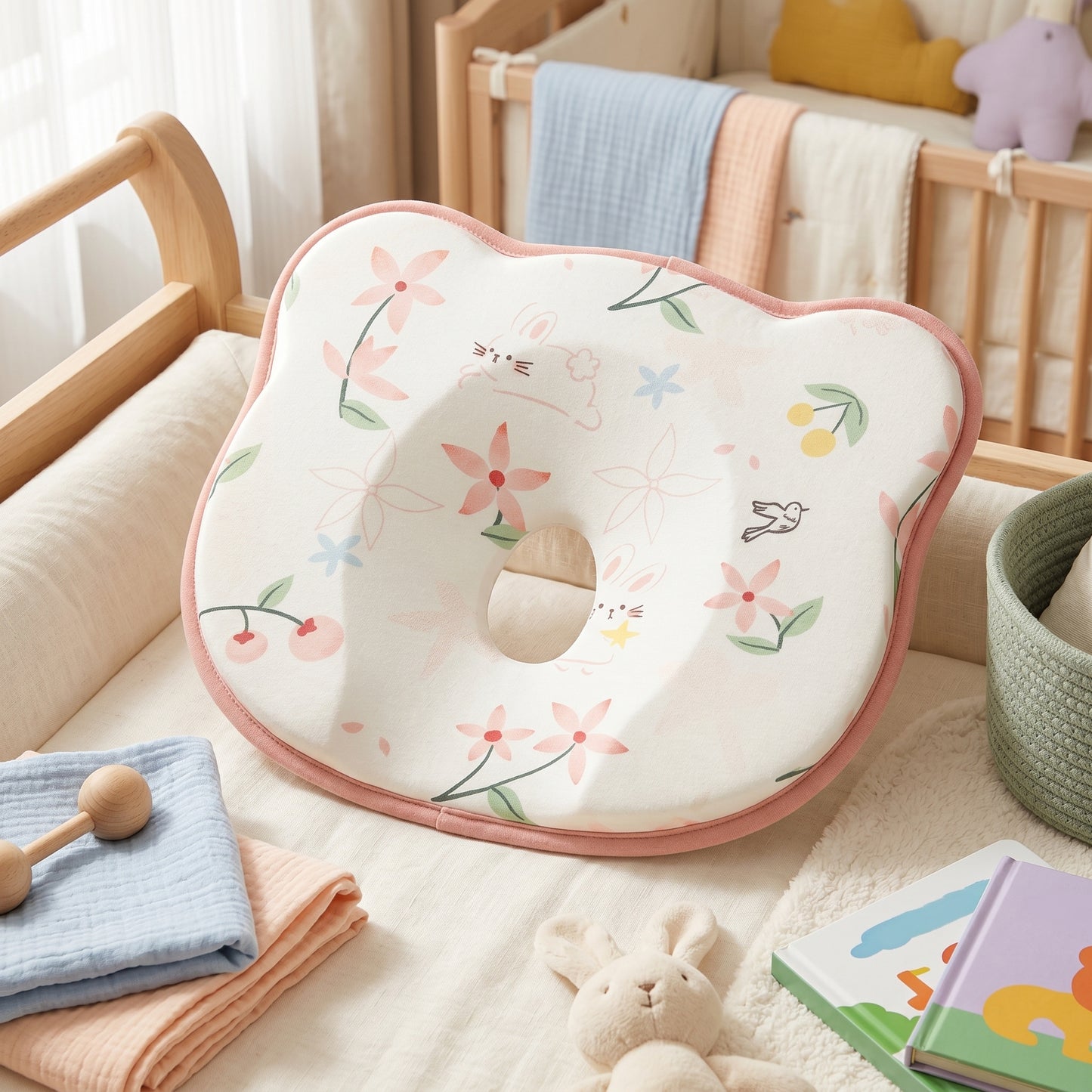 Memory Foam Baby Head Shaping Pillow