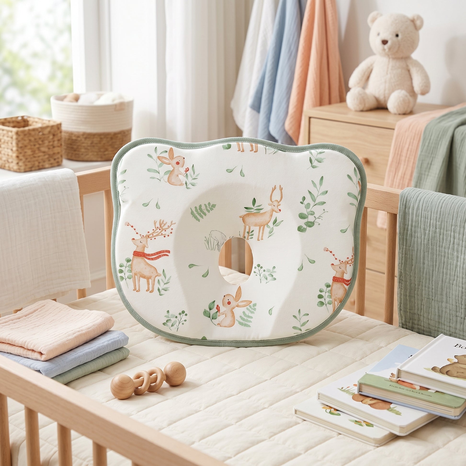 Memory Foam Baby Head Shaping Pillow