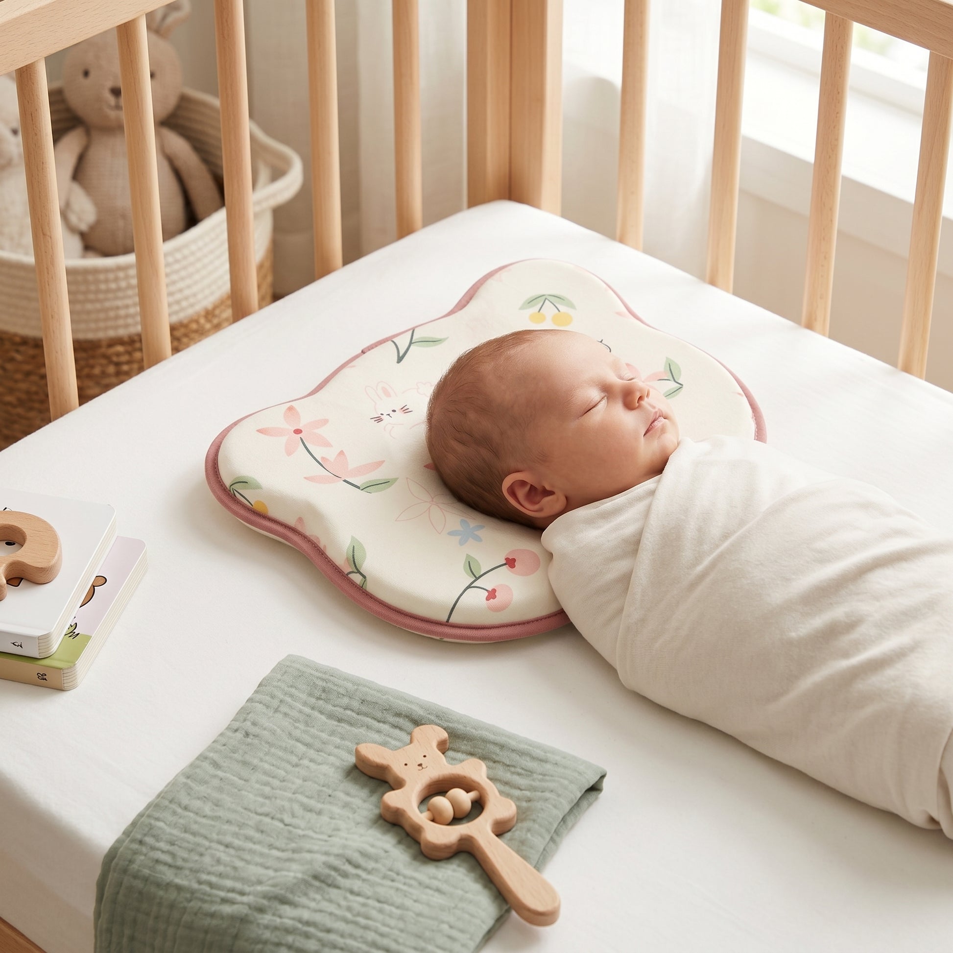 Memory Foam Baby Head Shaping Pillow