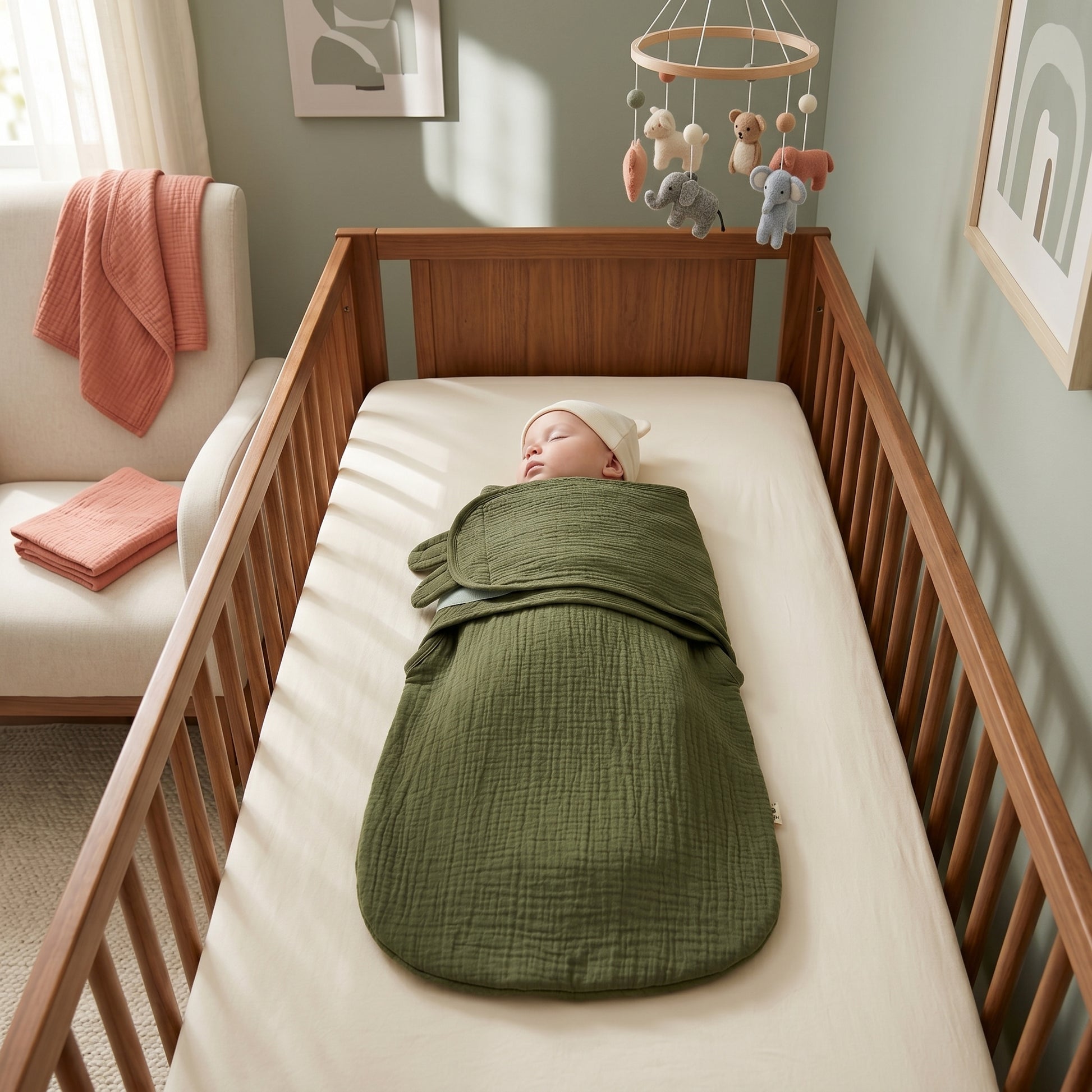 Muslin Cotton Baby Swaddle Sleep Sack