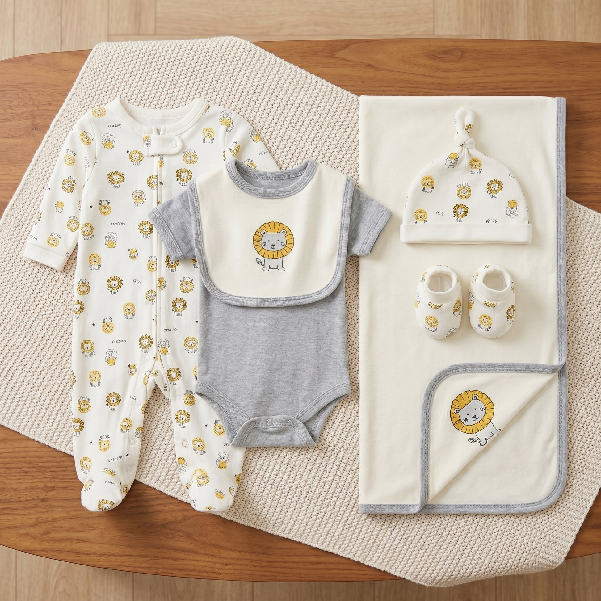 Newborn Baby Shower Gift Kit 6 Pieces