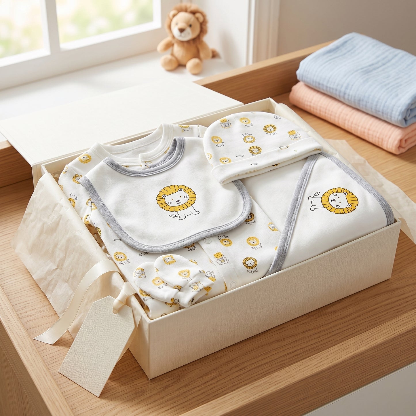 Newborn Baby Shower Gift Kit 6 Pieces