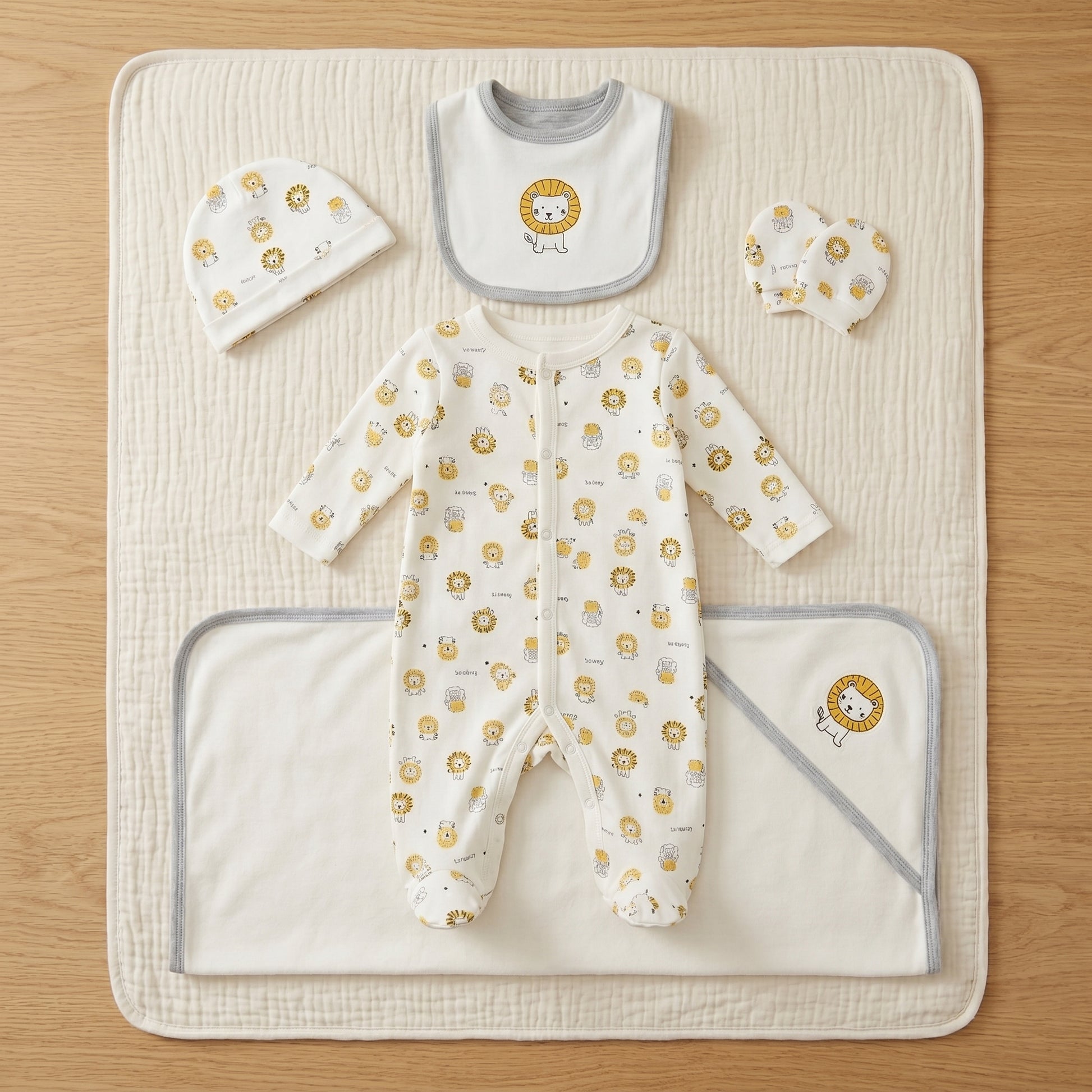 Newborn Baby Shower Gift Kit 6 Pieces