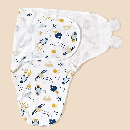 Newborn Swaddle Wrap Sleep Sack with Hat Set
