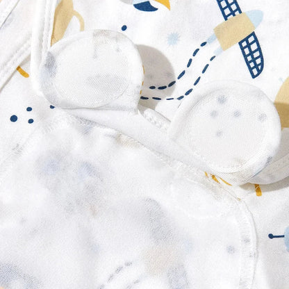Newborn Swaddle Wrap Sleep Sack with Hat Set