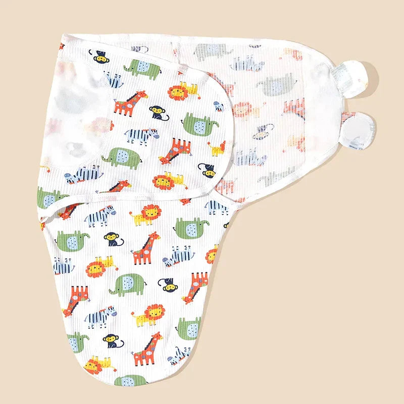 Newborn Swaddle Wrap Sleep Sack with Hat Set