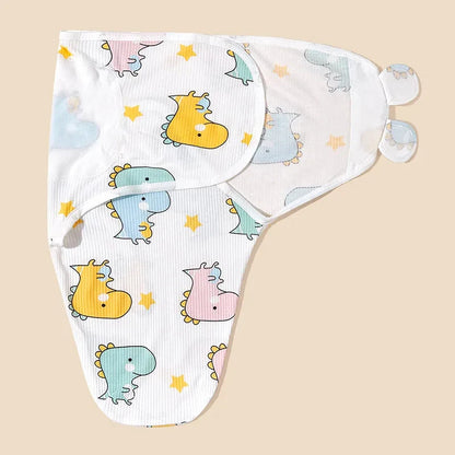 Newborn Swaddle Wrap Sleep Sack with Hat Set