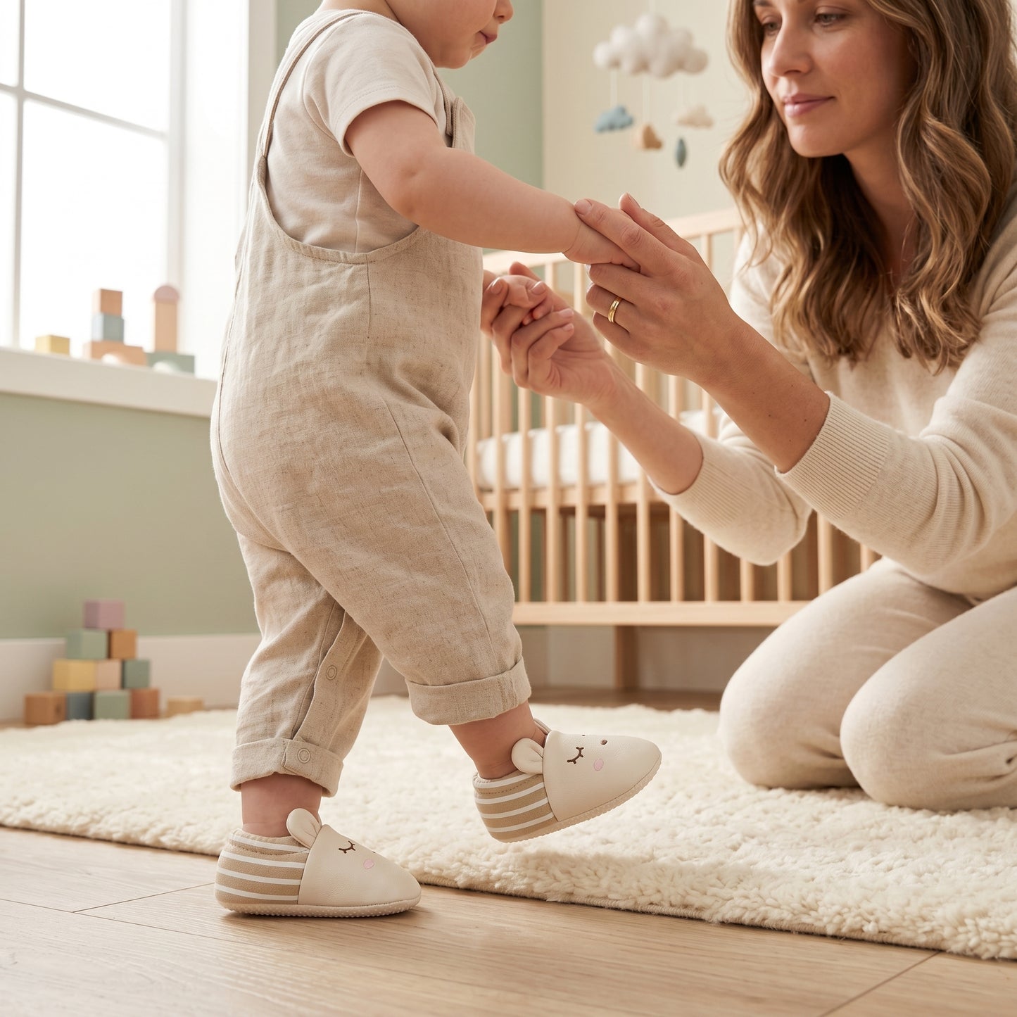 Non Slip First Steps Baby Shoes