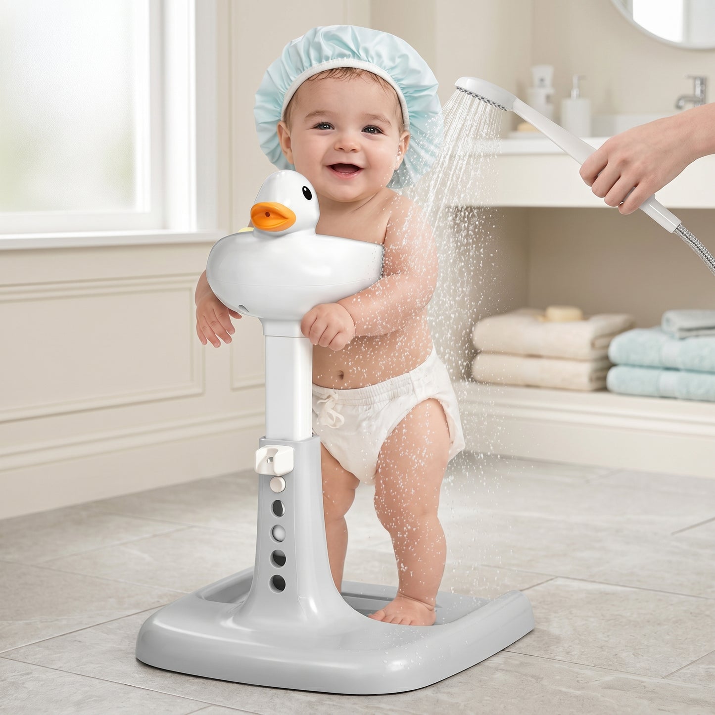 Non-Slip Toddler Bath Support Stand