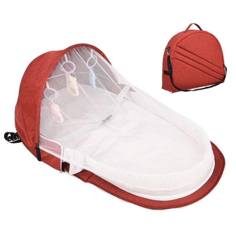 Portable Foldable Baby Bassinet with Mosquito Net