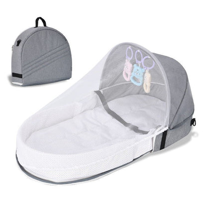 Portable Foldable Baby Bassinet with Mosquito Net