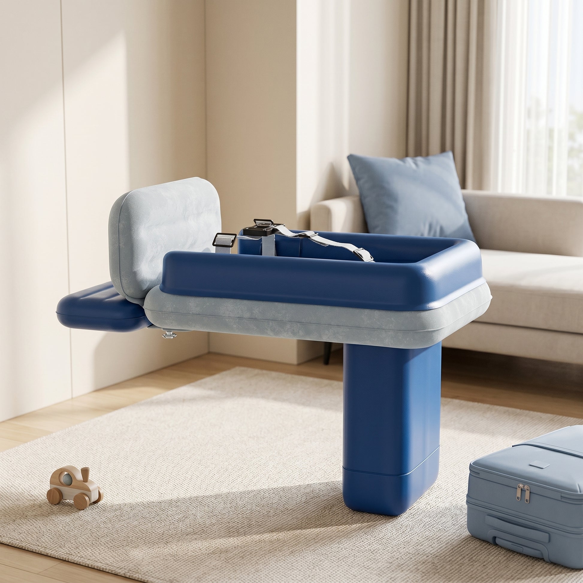 Portable Inflatable Travel Bed for Toddlers