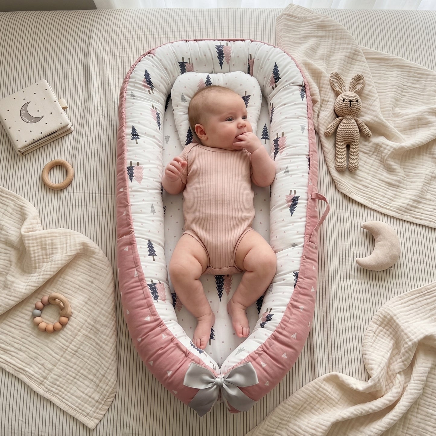 Little Manta Portable Baby Lounger Nest