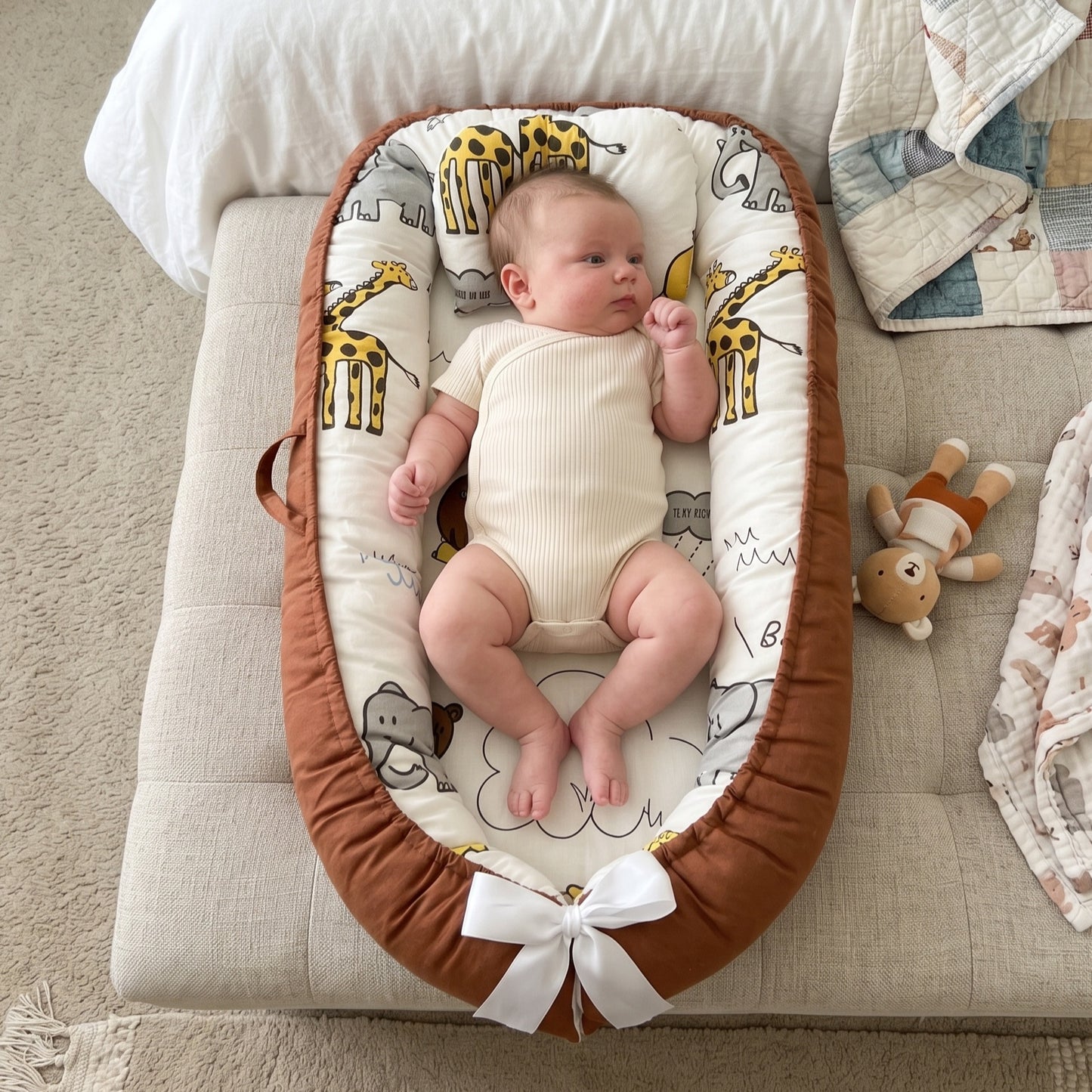 Little Manta Portable Baby Lounger Nest