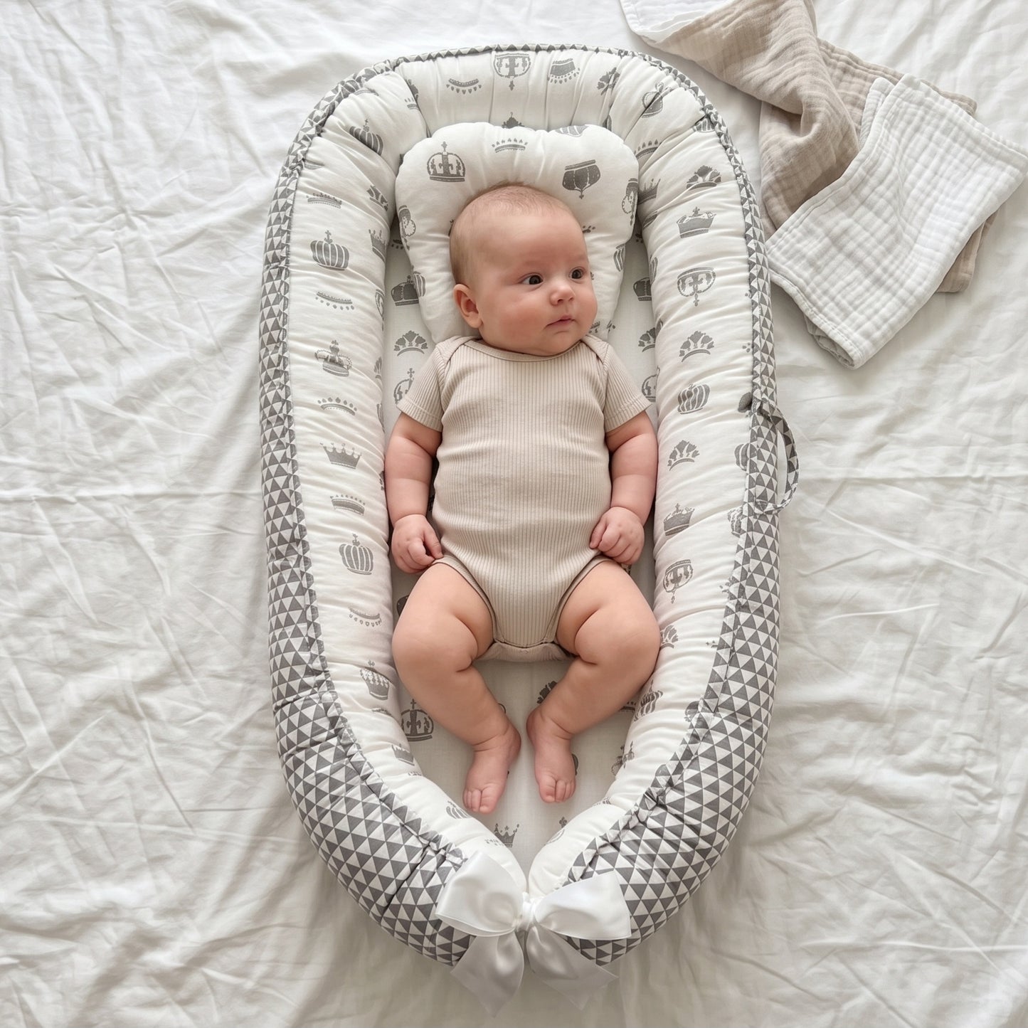 Little Manta Portable Baby Lounger Nest
