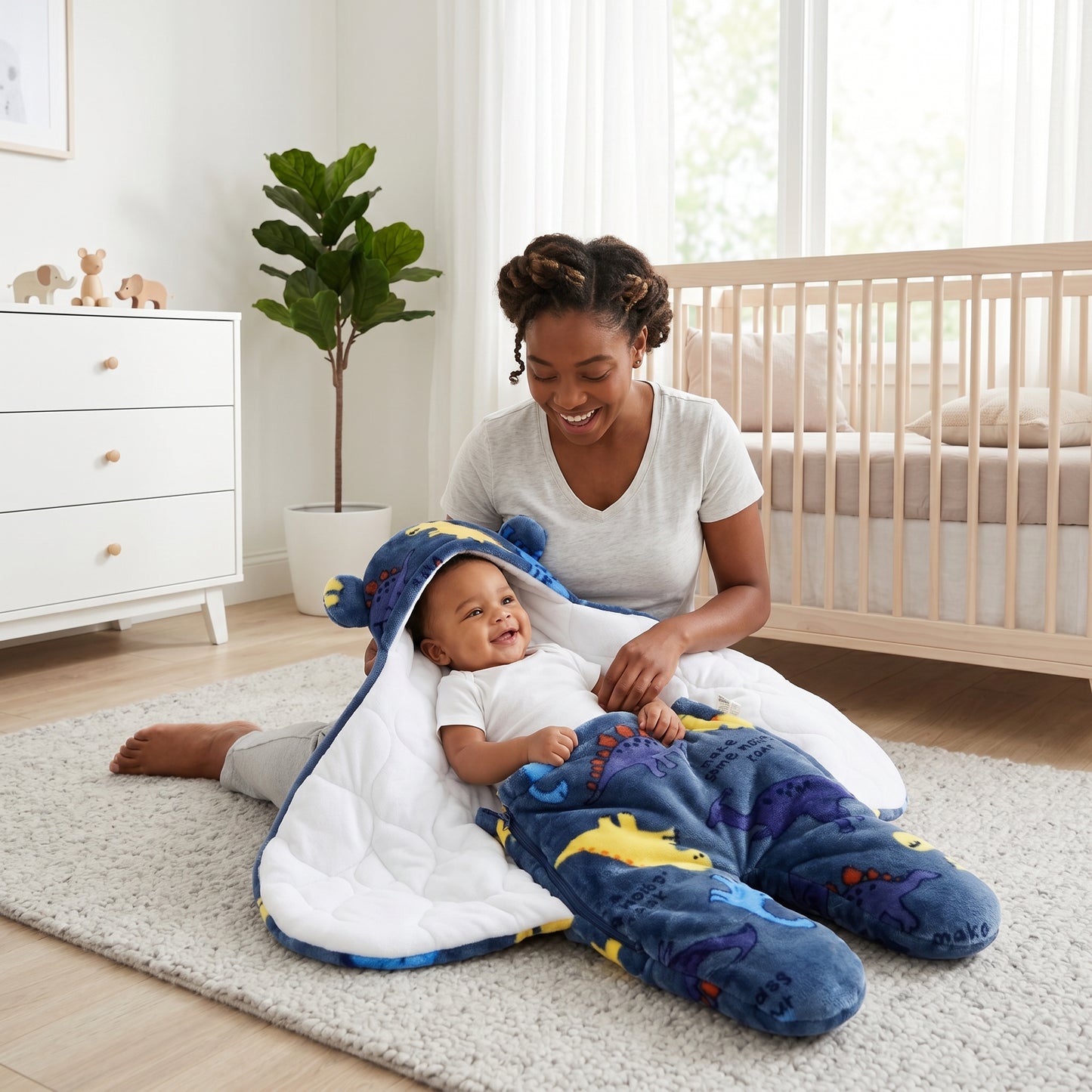 Soft Flannel Baby Sleeping Bag