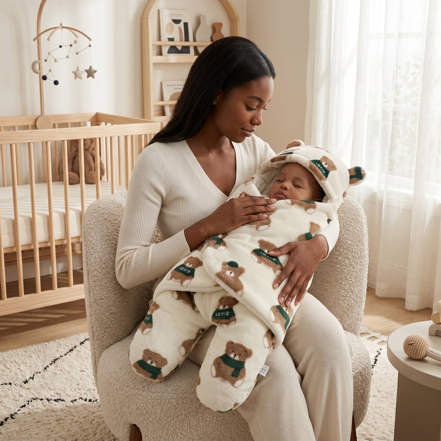 Soft Flannel Baby Sleeping Bag