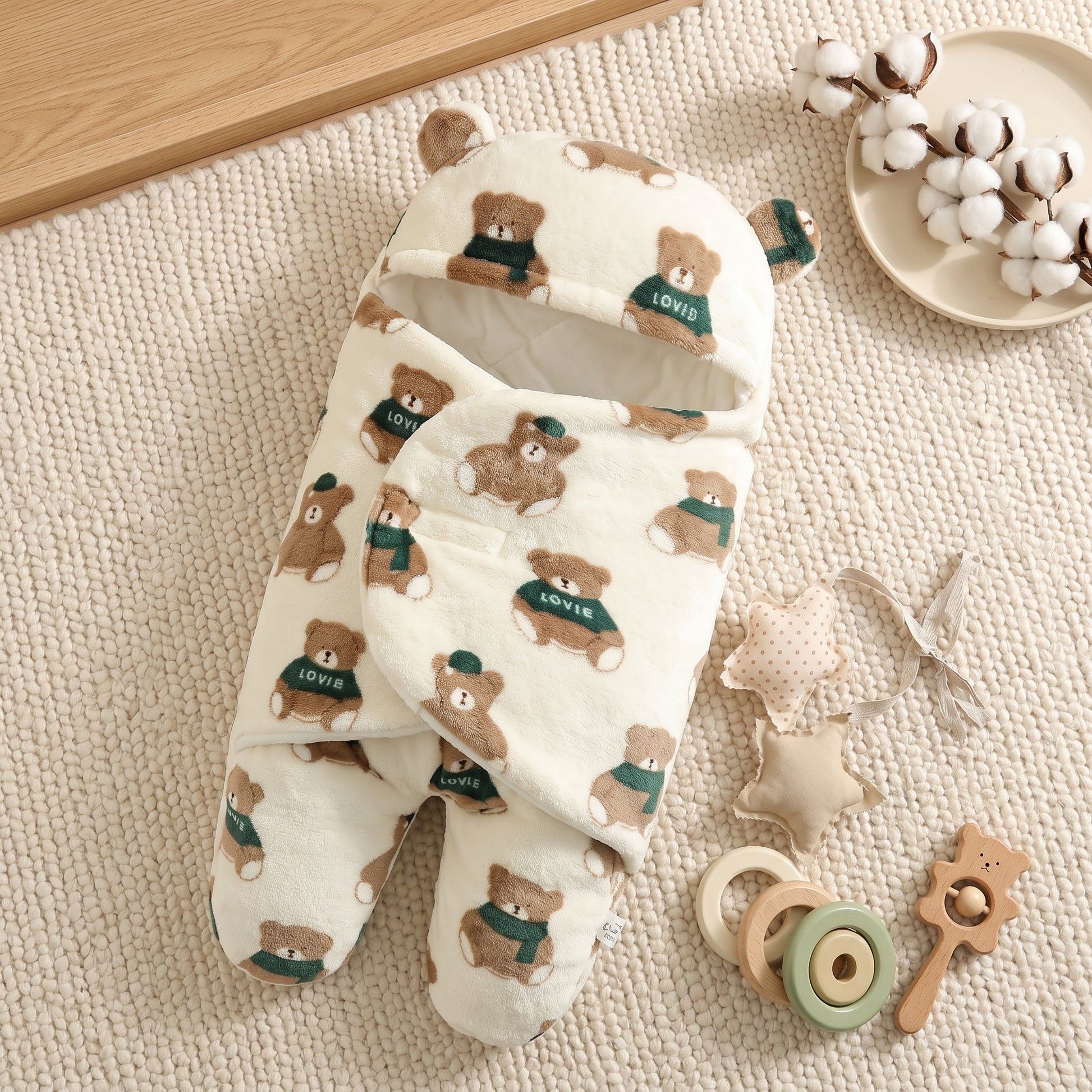 Soft Flannel Baby Sleeping Bag