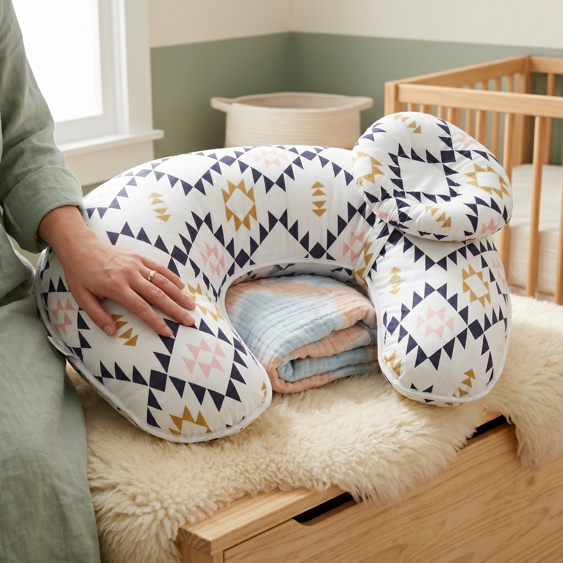 U-Shape Cotton Nursing Pillow