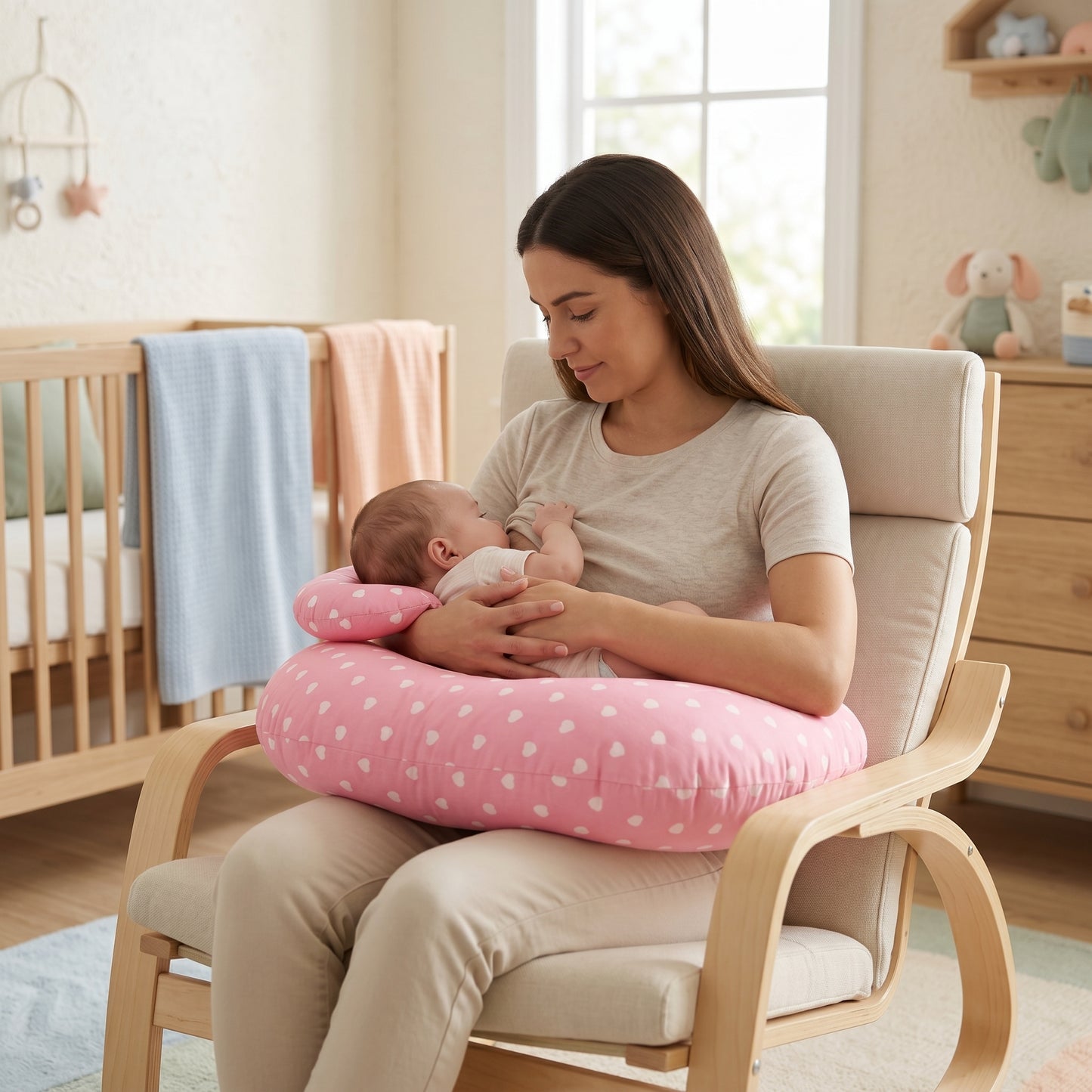 U-Shape Cotton Nursing Pillow