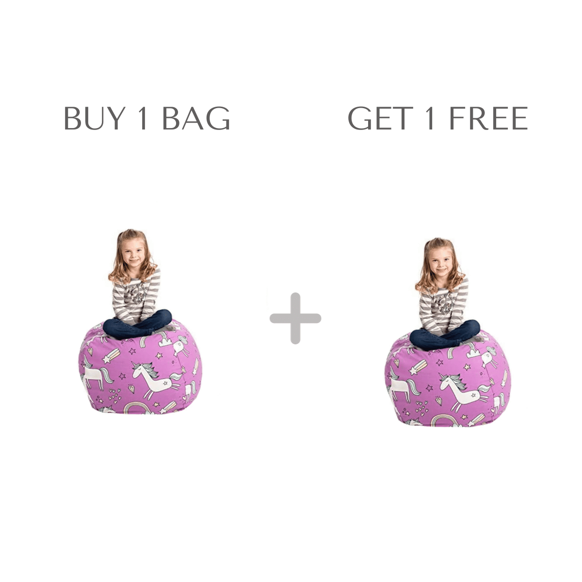 Little Manta Kids Storage Bean Bag